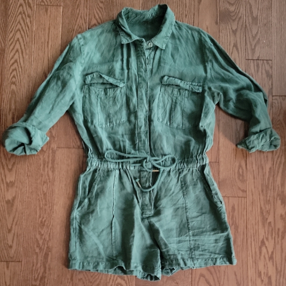 Young, Fabulous & Broke YFB Lakeside Linen Romper